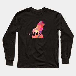 colorful lion symbol Long Sleeve T-Shirt